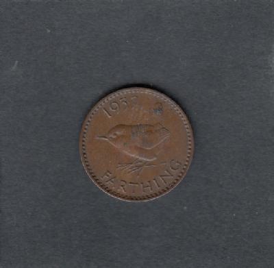 Beschrijving: 1 Farthing  GEORGIUS VI  